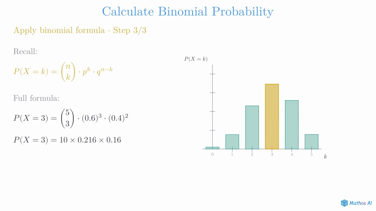 Binomial Distribution Formula for Exact Probabilities