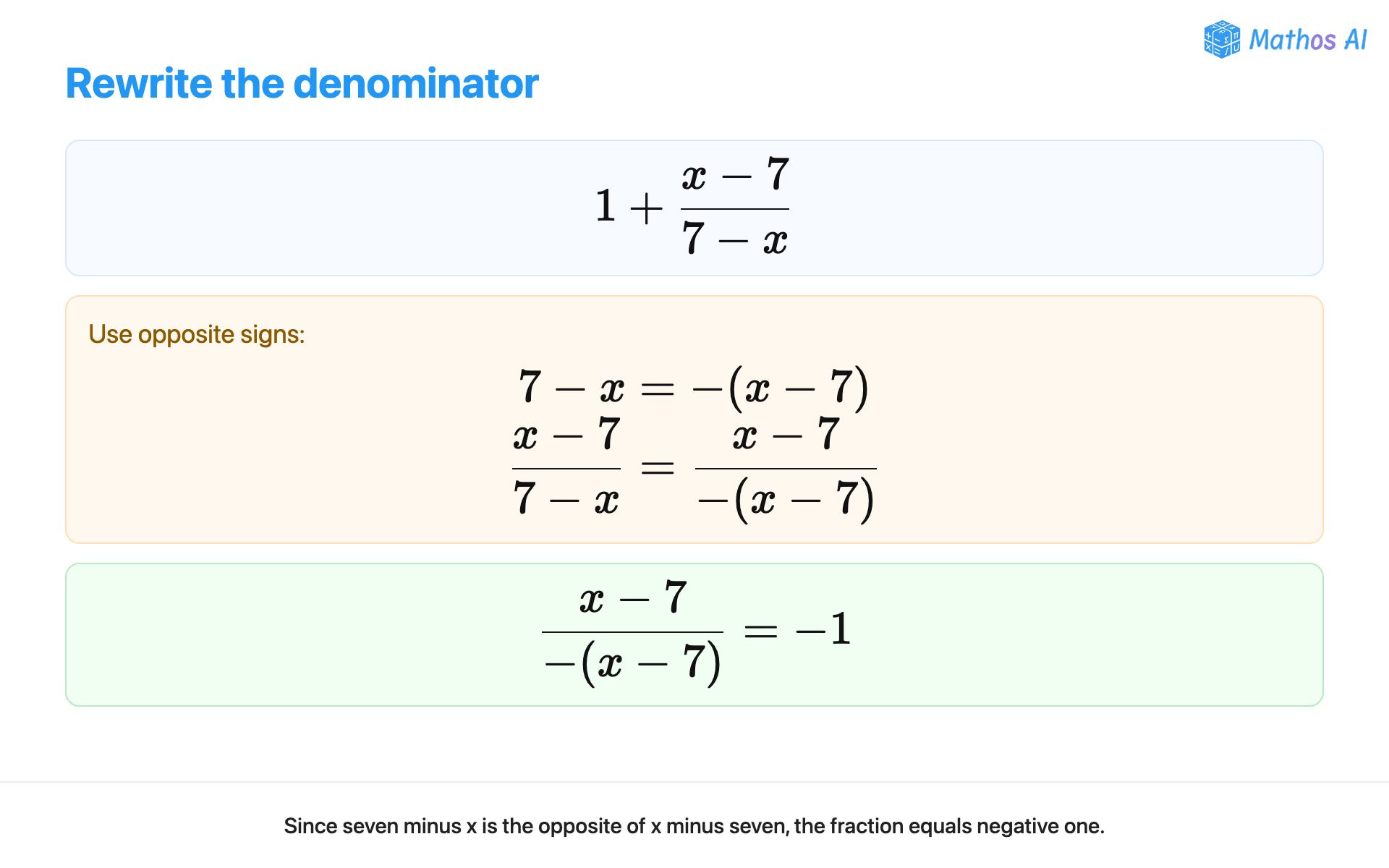 Right-Hand Limit with Absolute Value at 7